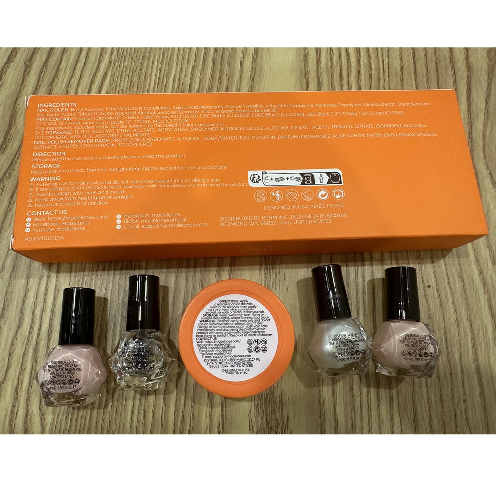 Modelones application tools for a professional-looking mani at home