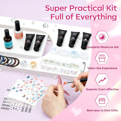 Modelones nail prep dehydrate kit for clean adhesion and longer wear.