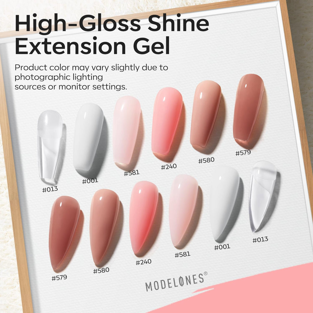 Modelones nail tips clips for secure gel placement