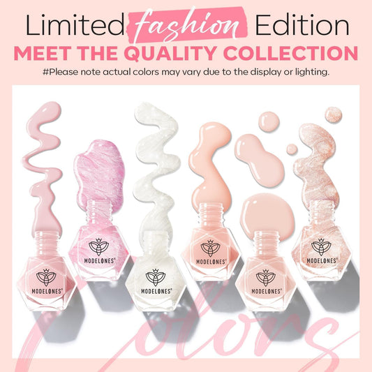 Modelones neutral glitter polish for stylish nail art accents