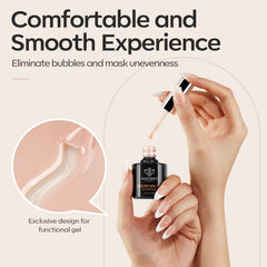 Modelones no-peel, bubble-free finish for long-lasting wear.