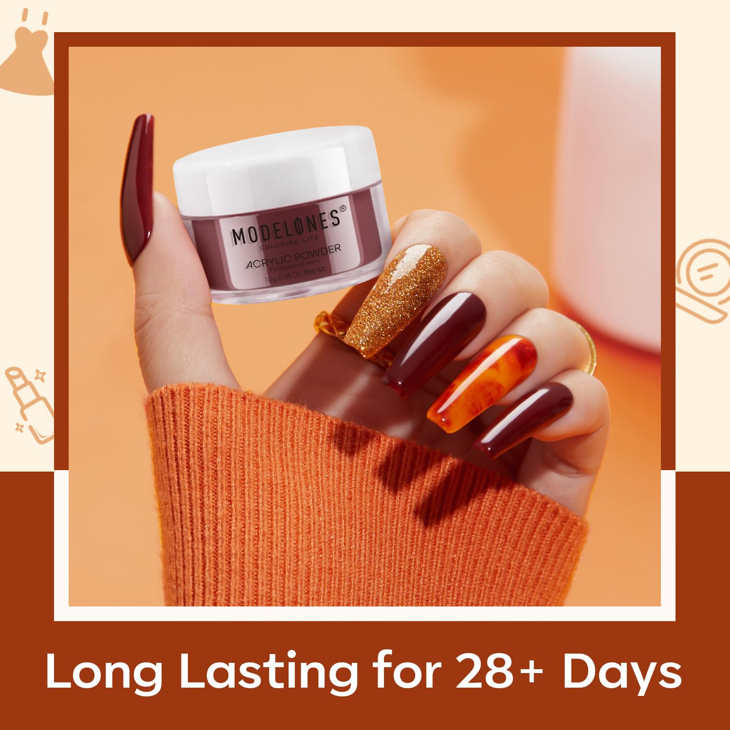 Modelones non toxic formula with 24 hour skin test reminder