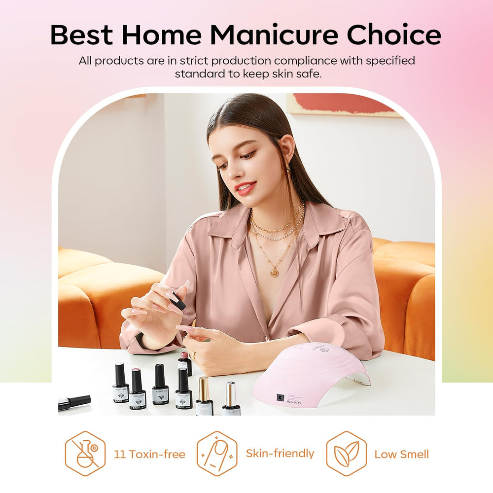 Modelones non-toxic, vegetarian, cruelty-free formula for safer nail care