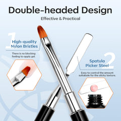 Modelones poly gel extension setup for at-home salon results