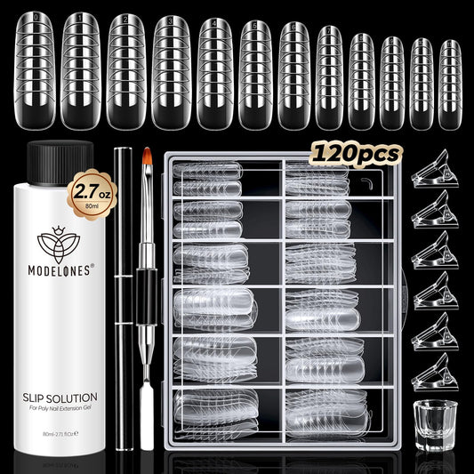 Modelones slip solution bottle with anti-stick formula for poly gel