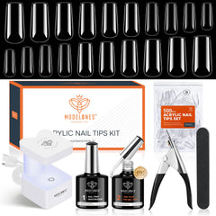 Modelones square nail tips for reliable extensions and better grip