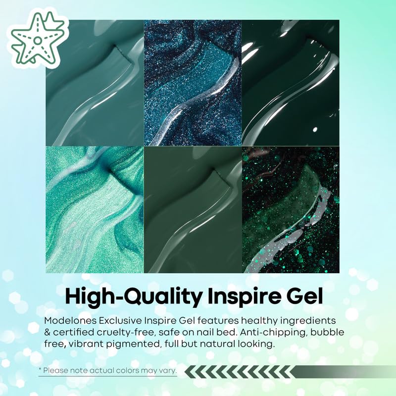 Modelones St Patrick Green Gel Nail Polish for seasonal, vibrant looks