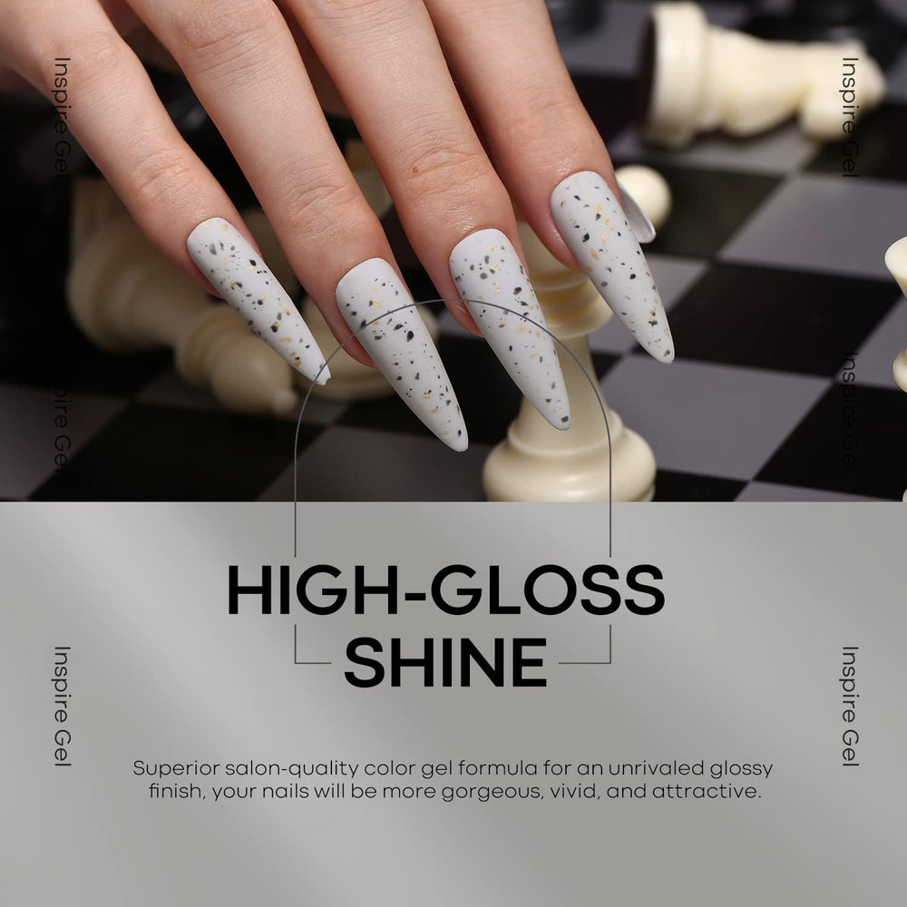 Modelones stone seal shade bottle showcases a cool, polished finish with long-lasting potential.
