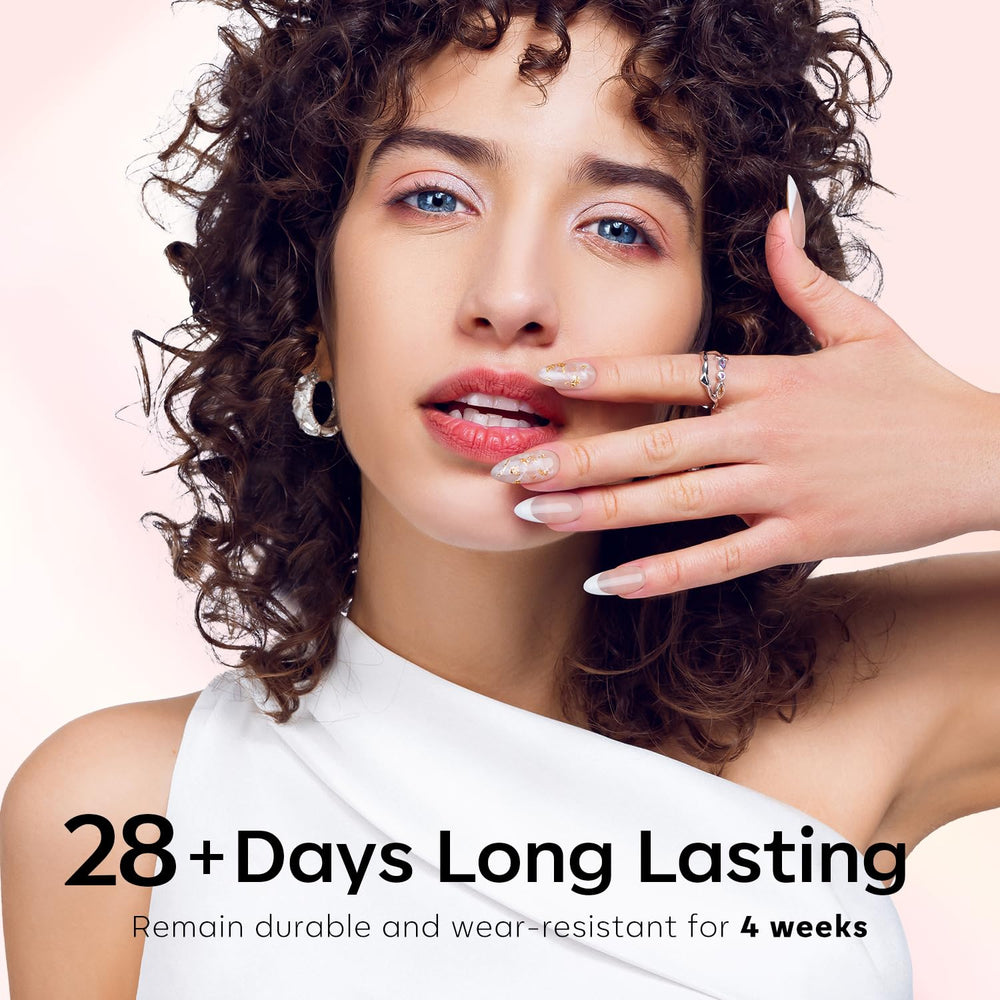 Modelones vegan nail-friendly formula with natural resin