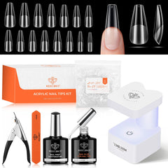 Modelones X Nail Gel Kit packaging and contents for at-home salon setup