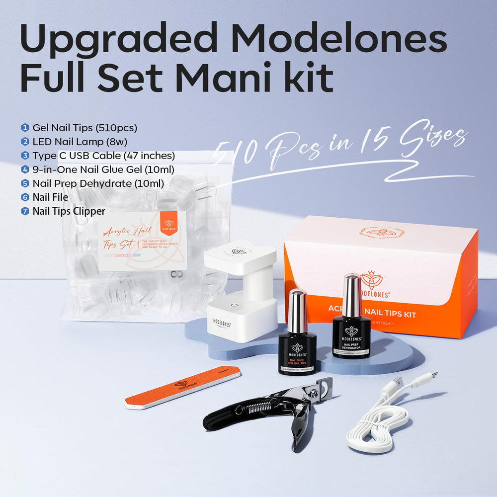 Modelones X nail tips clipper for clean shaping