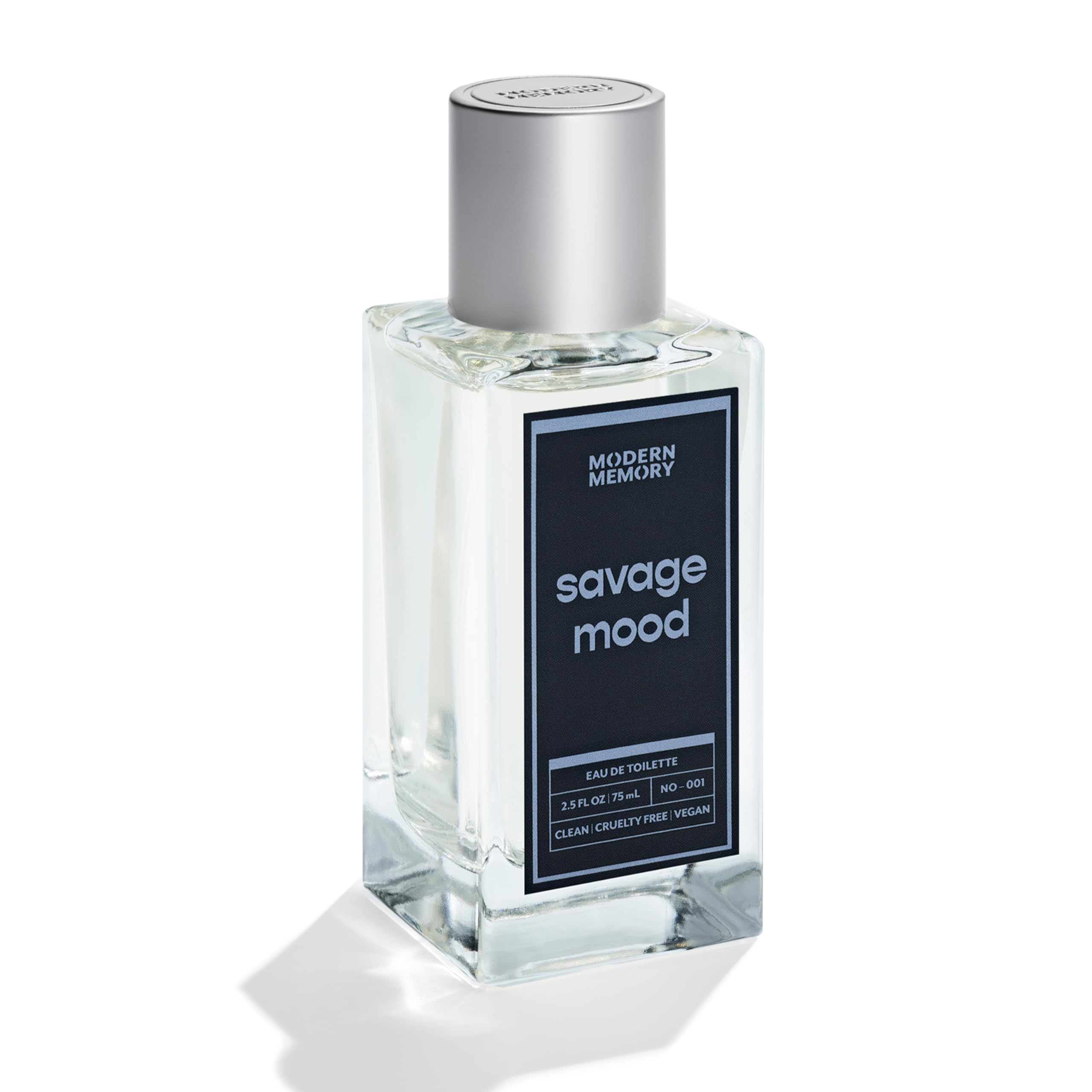 Modern Memory Savage Mood bottle front, premium design for daily wear.