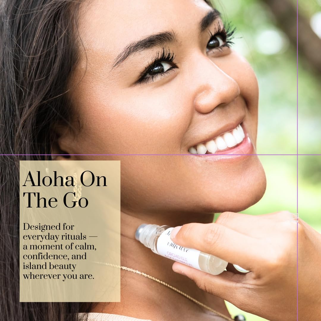 MOEA HAWAII Puakenikeni roller—gift for her that evokes tropical celebrations