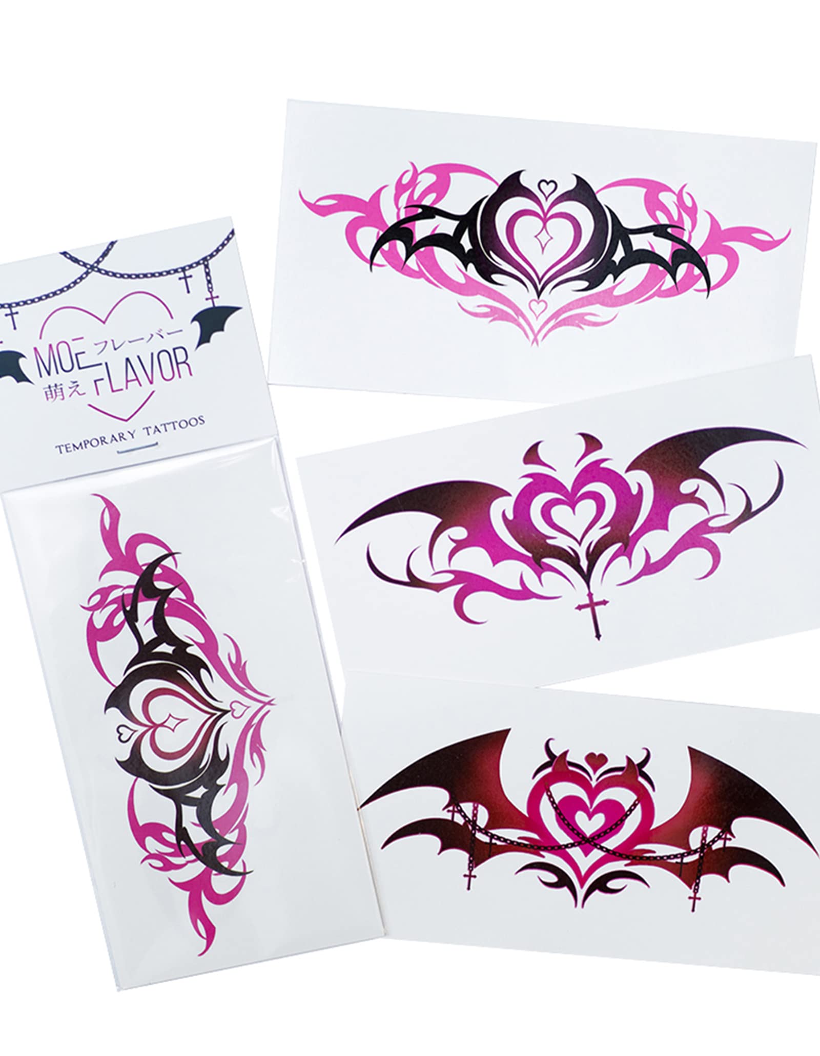 MOEFLAVOR succubus womb tattoo 2D design for playful cosplay on skin