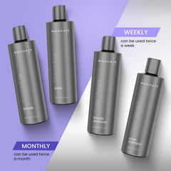 MOEHAIR Color Vibrant Silver Shampoo packaging front highlighting color-safe formula.