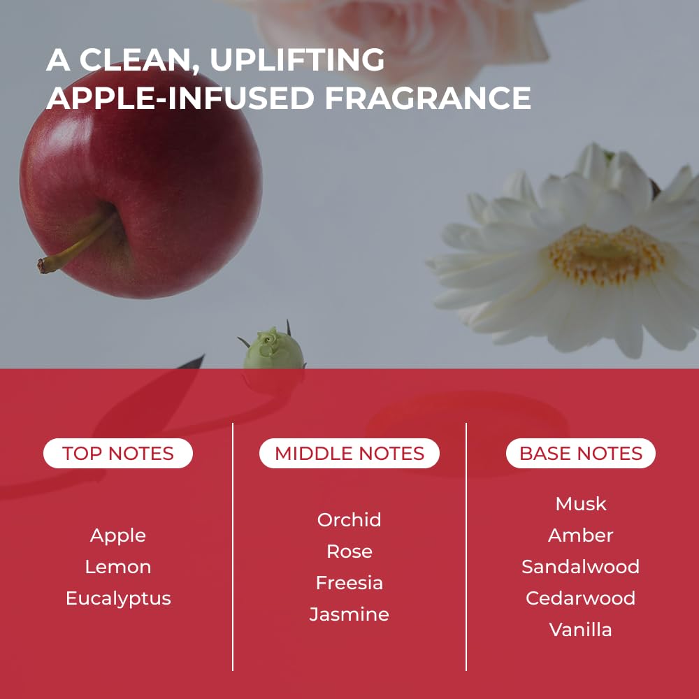 Apple-vanilla scent profile of MOEV Annurcatin Hair Mask