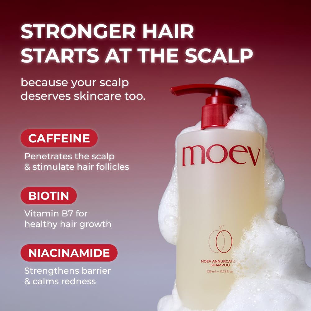 Illustration of thinning hair use with MOEV care