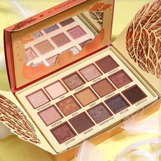 Moira Chasing Eternity Palette front view with versatile shades for everyday looks