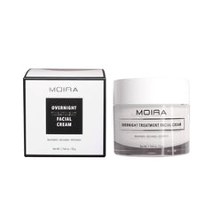 Moira Overnight Treatment Facial Cream texture closeup highlighting rich nourishment overnight