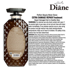 Moist Diane conditioner soft shine on hair after use, promoting sleek texture.