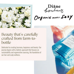 Moist Diane shampoo pump-top close-up highlights convenient dispensing.