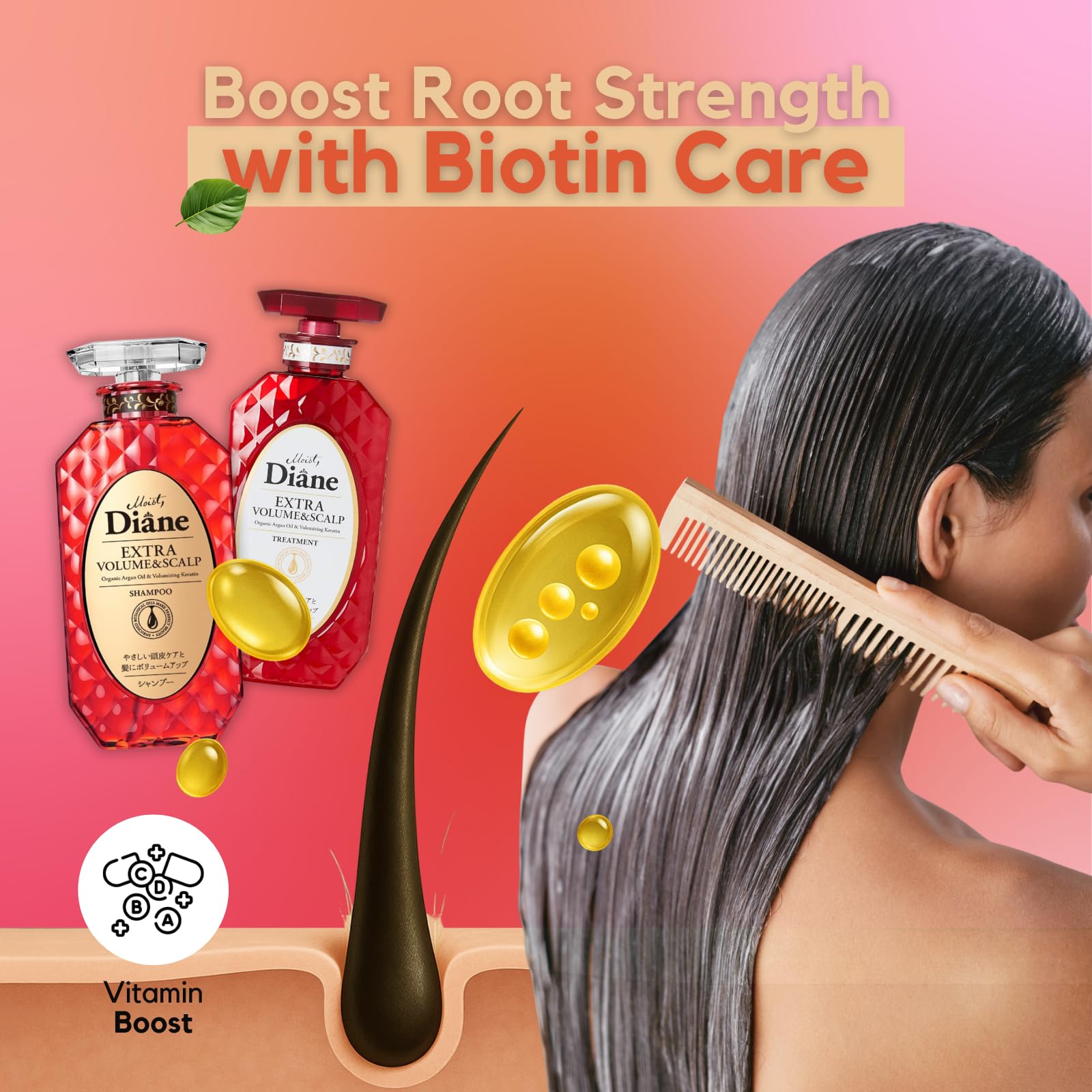 Moist Diane itchy-scalp close-up suggesting gentle cleansing and irritation relief