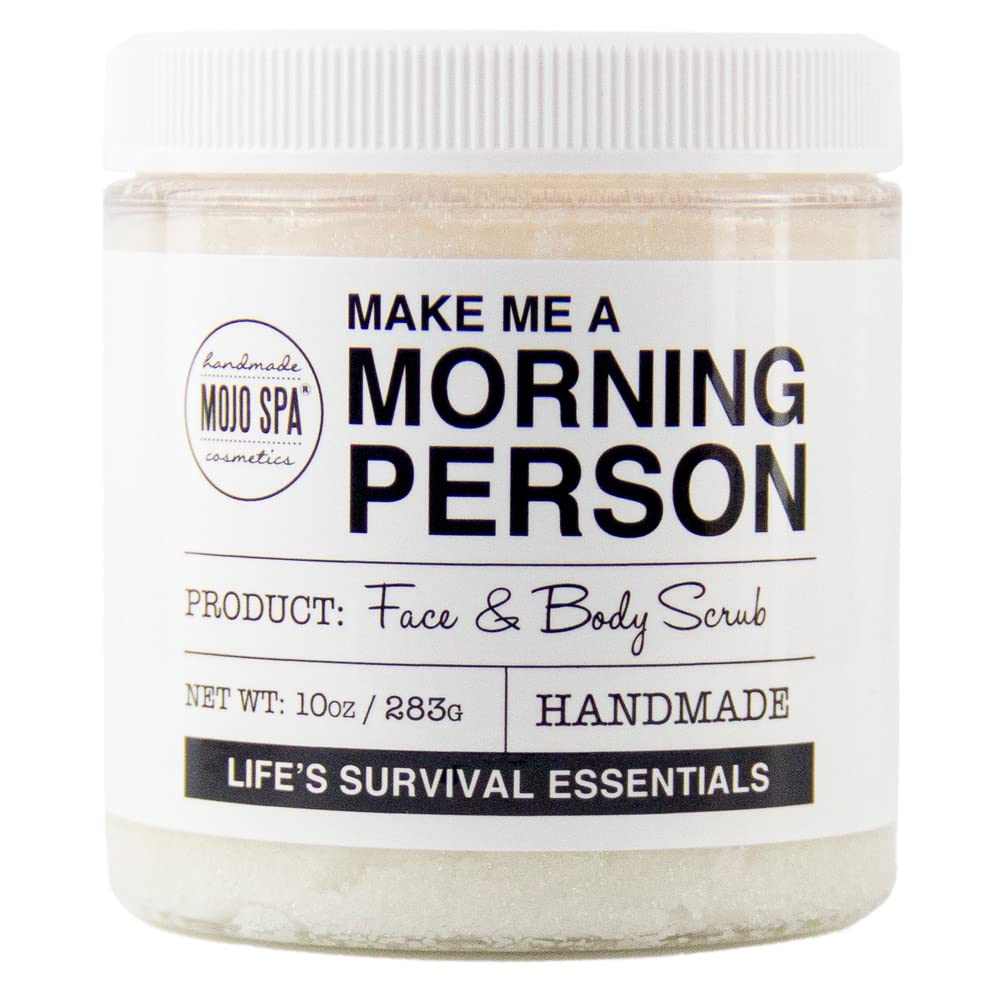 Natural soybean oil in Mojo Spa scrub close-up, supporting skin hydration during exfoliation.