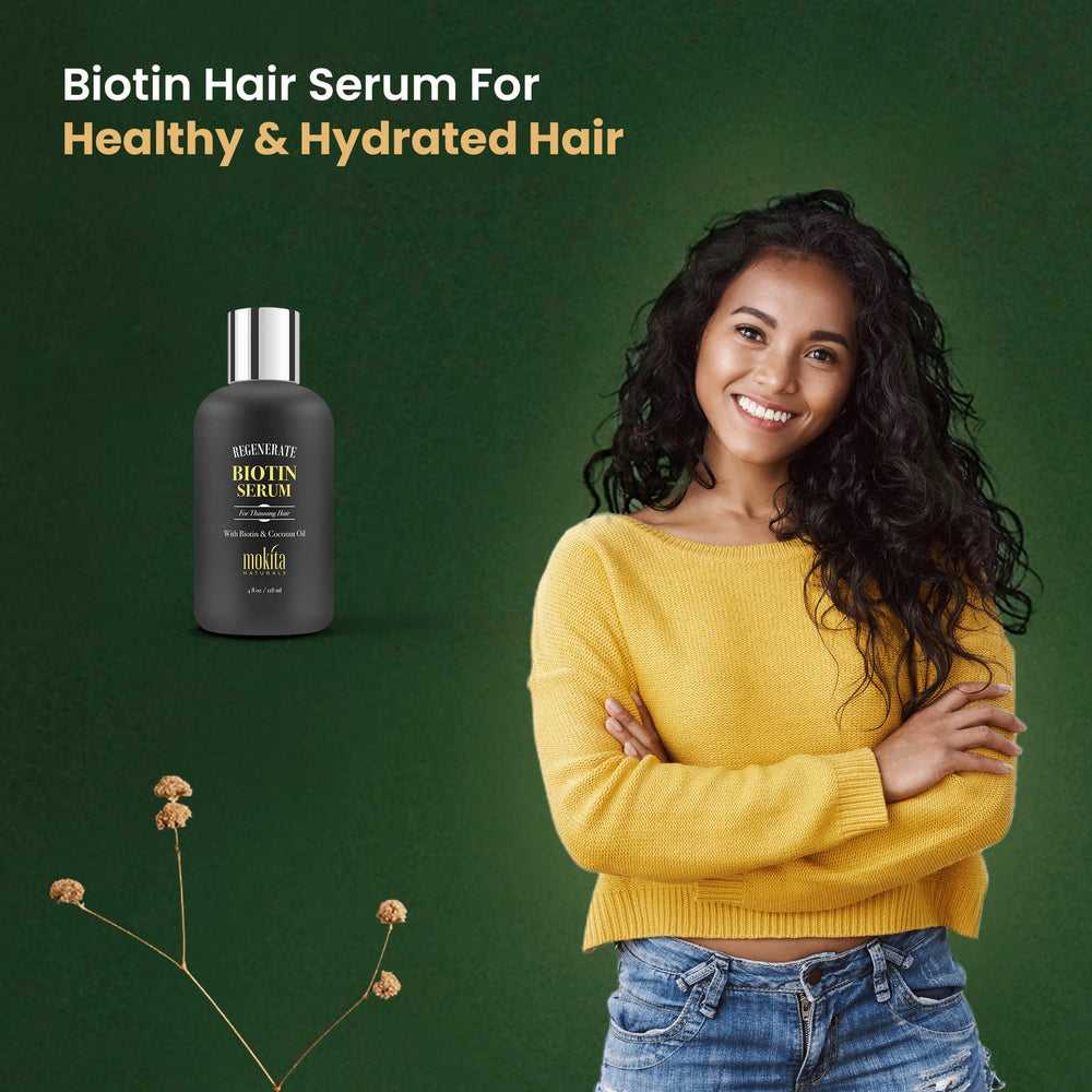 Mokita Naturals cruelty-free logo signals ethical testing-free formulation.