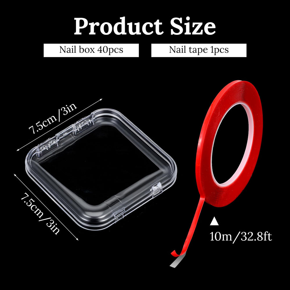 Molain crystal-clear visibility container enables quick style selection