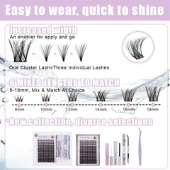 Molly Magic adhesive single-head bottle offers convenient short-term bonding option.