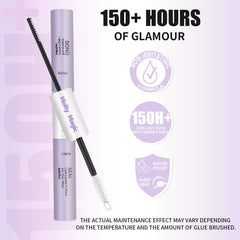 Molly Magic lash tweezers with thick grip for precise, comfortable application.