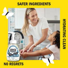 Molly's Suds foaming hand soap with aloe and coconut oil nourishes skin.