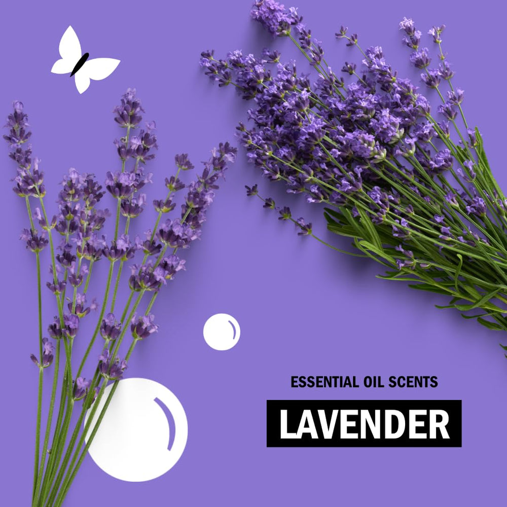 Lavender scented Molly's Suds pump bottle for bathroom routine