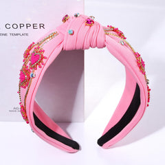 MOLOCH wide velvet hairband provides secure, comfortable wear all day.