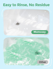 Momcozy fruit bath bombs melon shape for soothing soak and color magic.