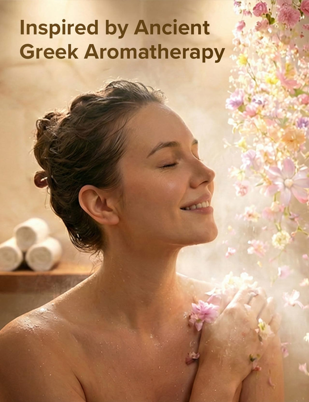 Momcozy chamomile steamer for soothing showers and focused calm