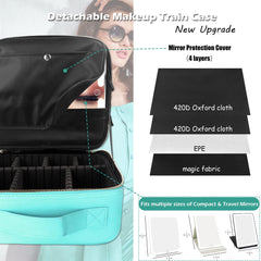 MOMIRA bag with adjustable brightness supports natural lighting during makeup.