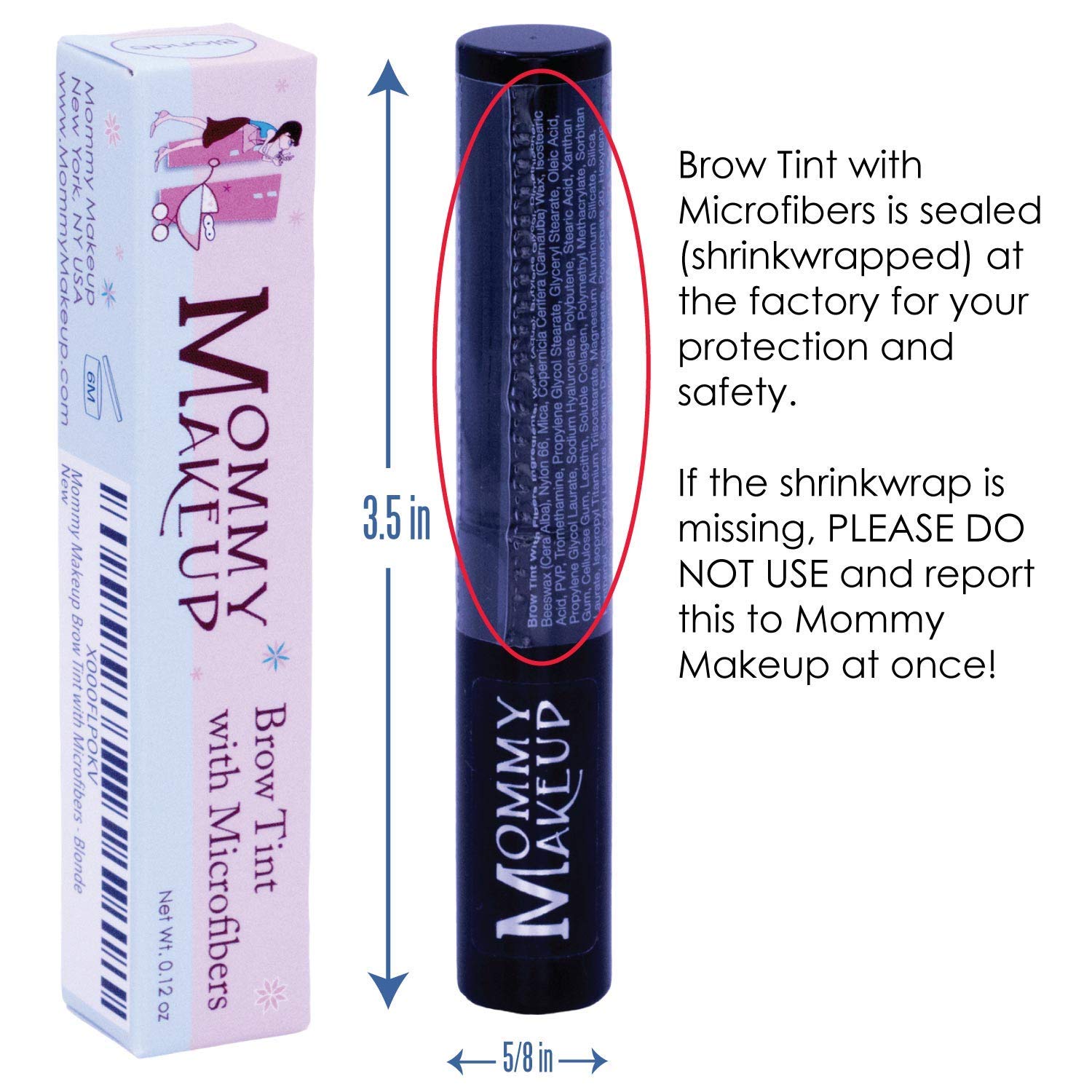 Nighttime removal of Mommy Makeup Brow Tint with cleanser after a long day.