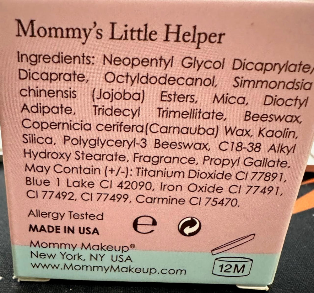 Mommy Makeup Matte Finish Oil-Free Formula supports comfortable skin.