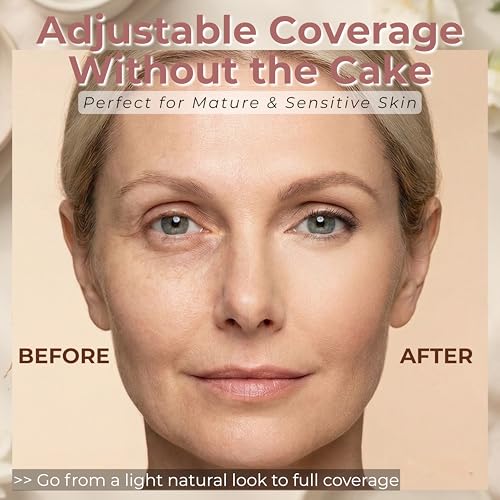 Mommy Makeup Seamless Blend Concealer blends with foundation for a professional finish.