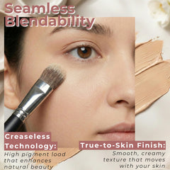 Mommy Makeup Under Eye Dark Circles Cover brightens the under-eye area.