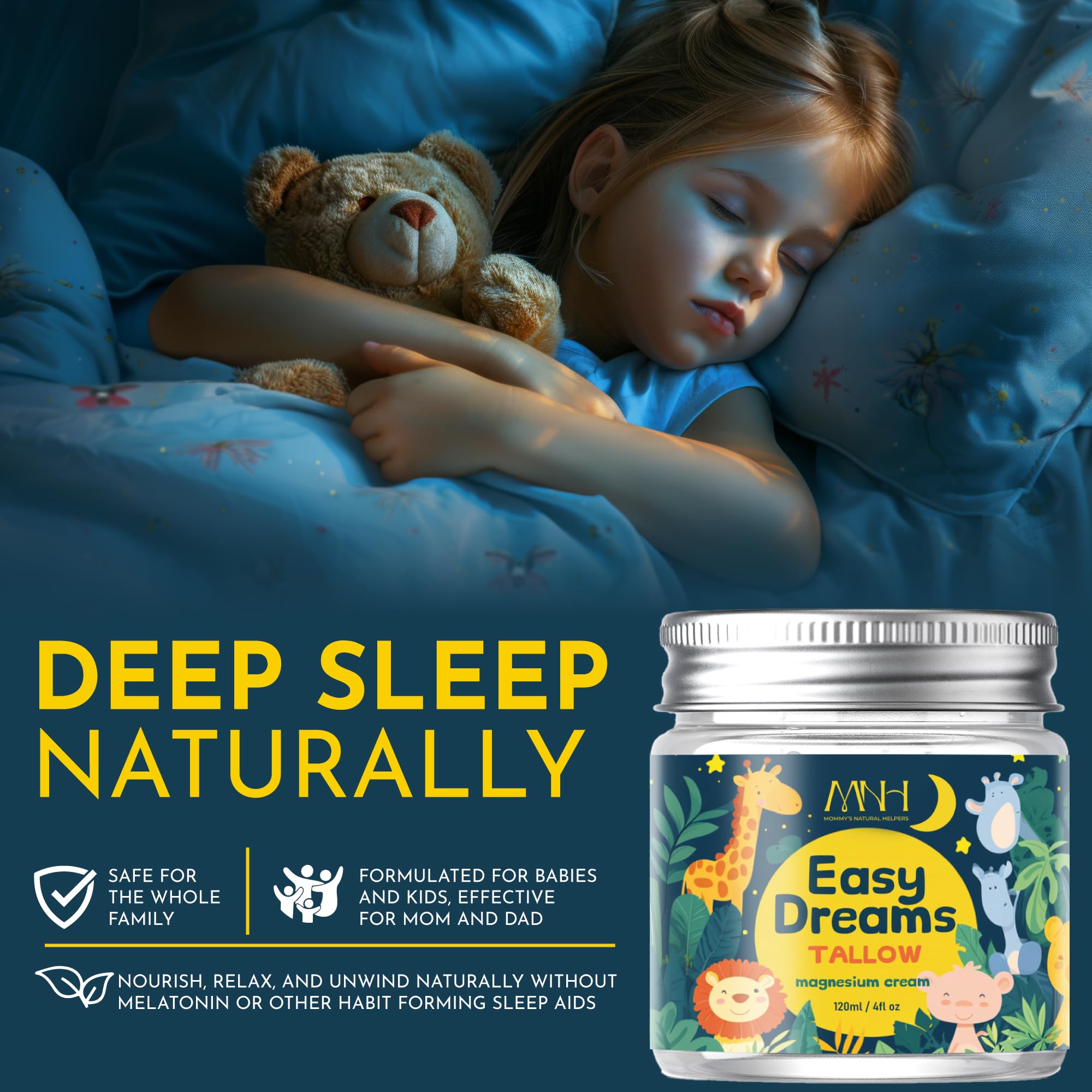 Kids apply magnesium lotion after bath for a soothing bedtime routine