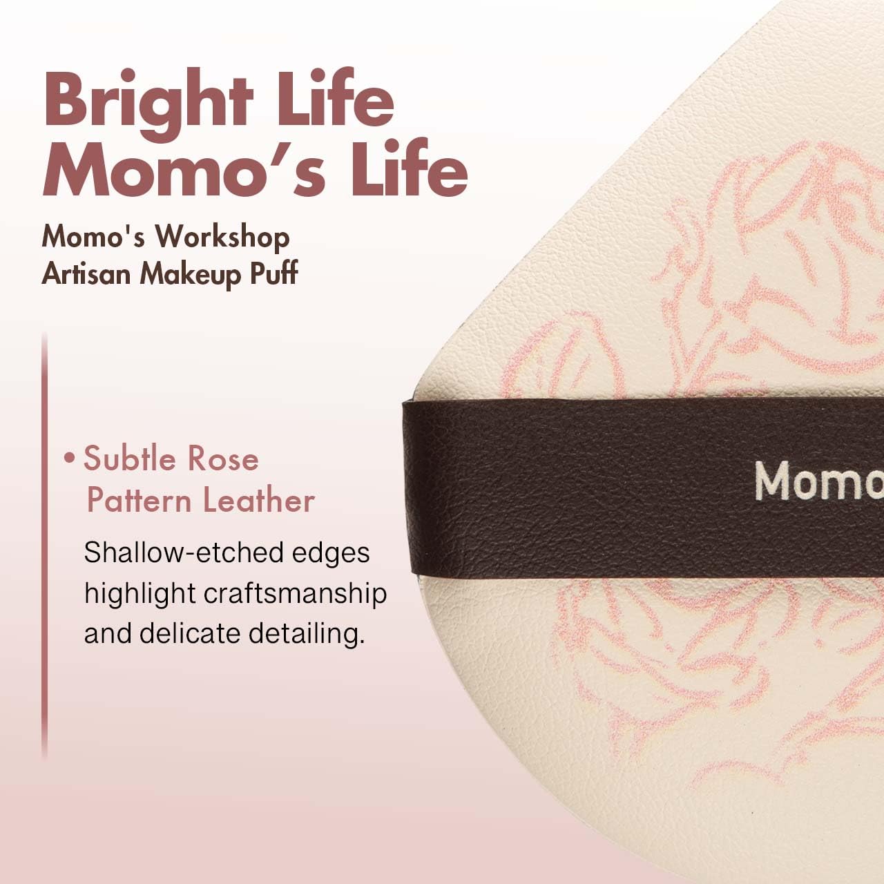 Lychee leather rose texture adds a luxurious, non-slip grip