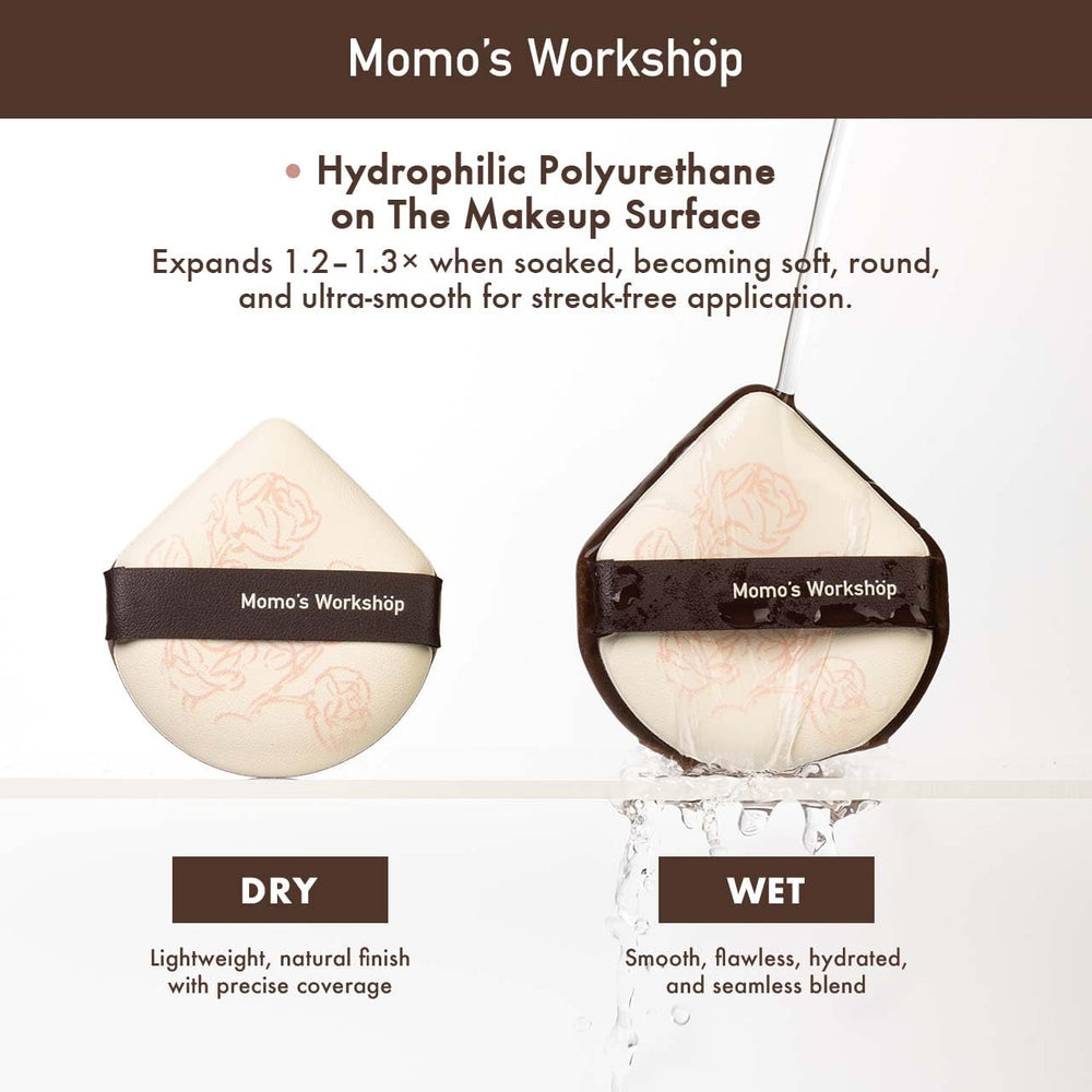 Momo's Workshop Rose Series brown-white sponge contours for precise application
