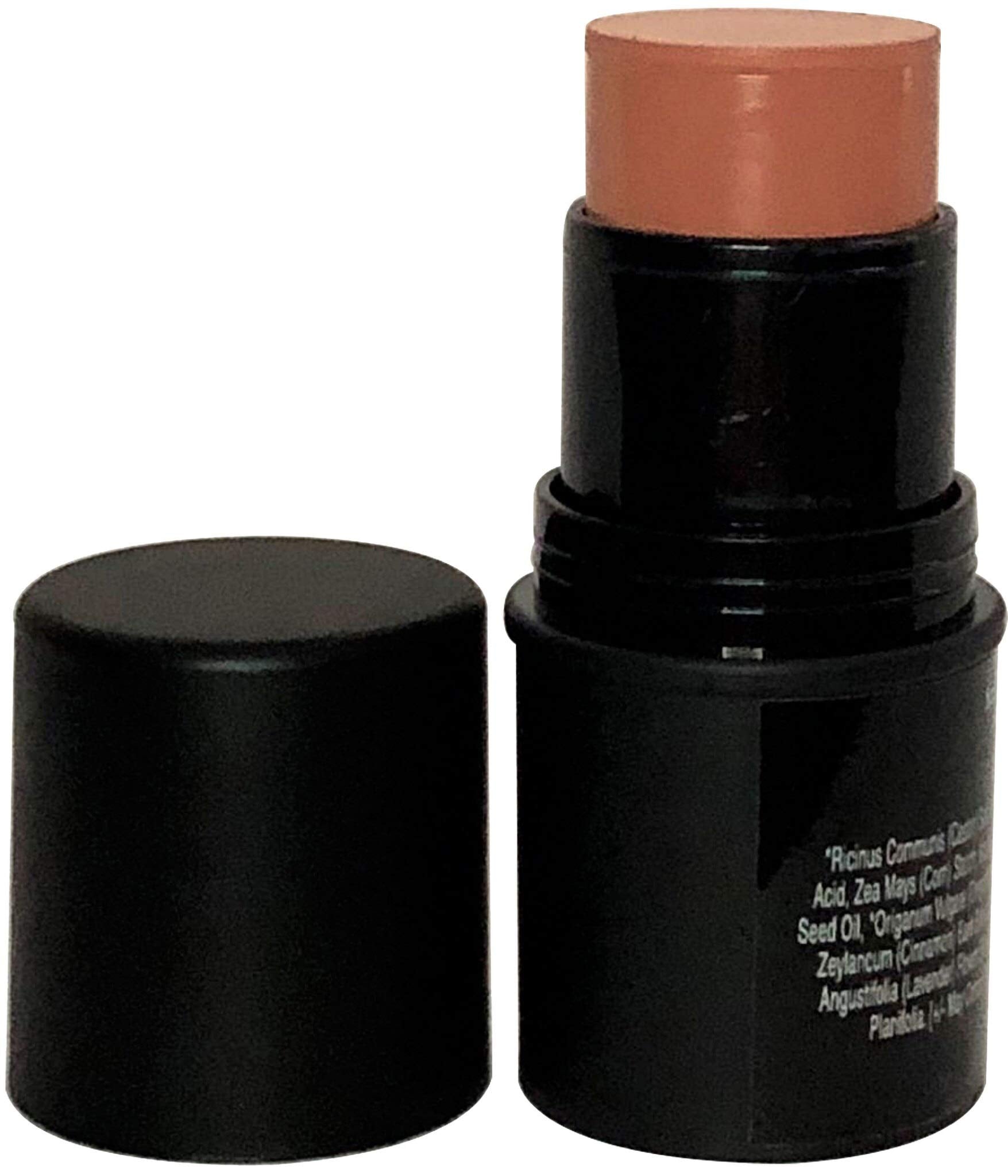 Mom's Secret Sienna cream blush stick packaging shown for natural, on-the-go beauty.