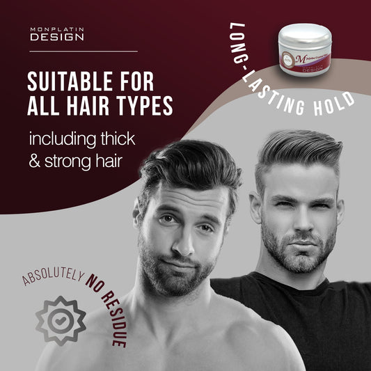 Mon Platin Professional wax strong hold in tin for all day style