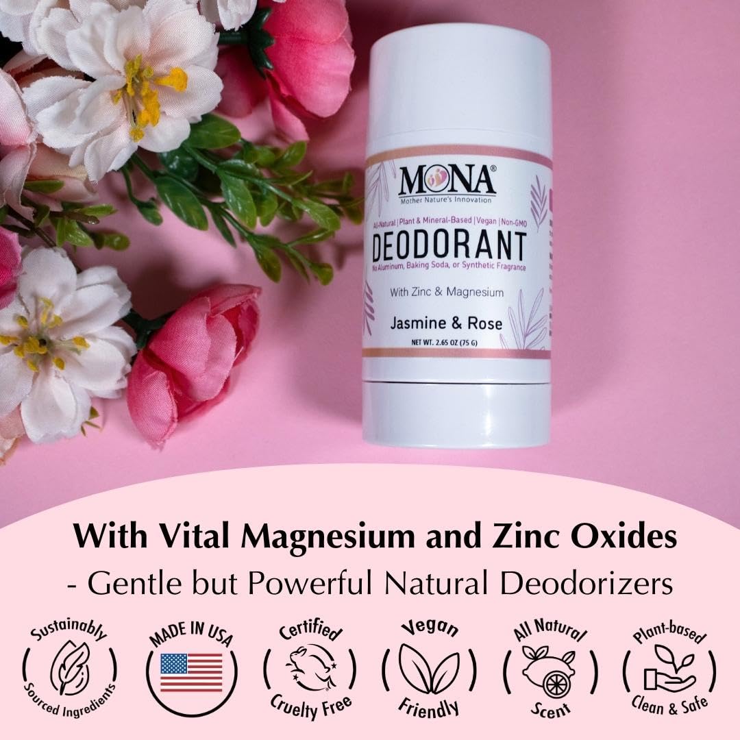 MONA all-natural ingredients provide gentle odor control without baking soda.