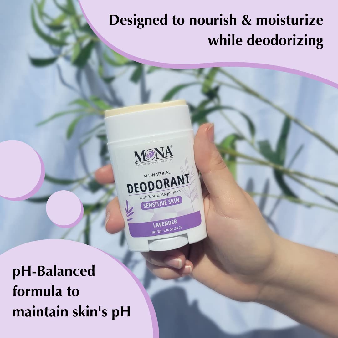 MONA travel-size deodorant pack for on-the-go freshness