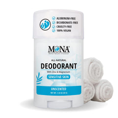 MONA unscented deodorant stick for all-day freshness