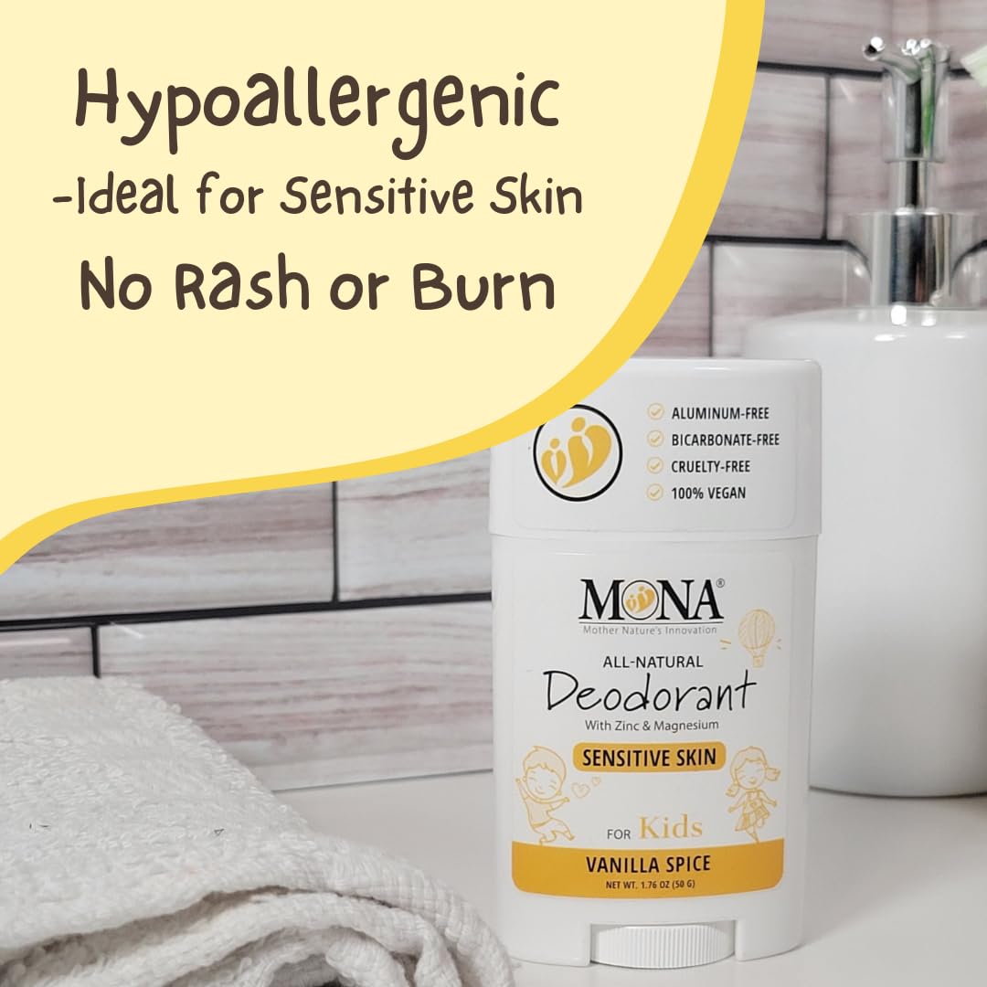 Derm-friendly formula without baking soda or artificial fragrances